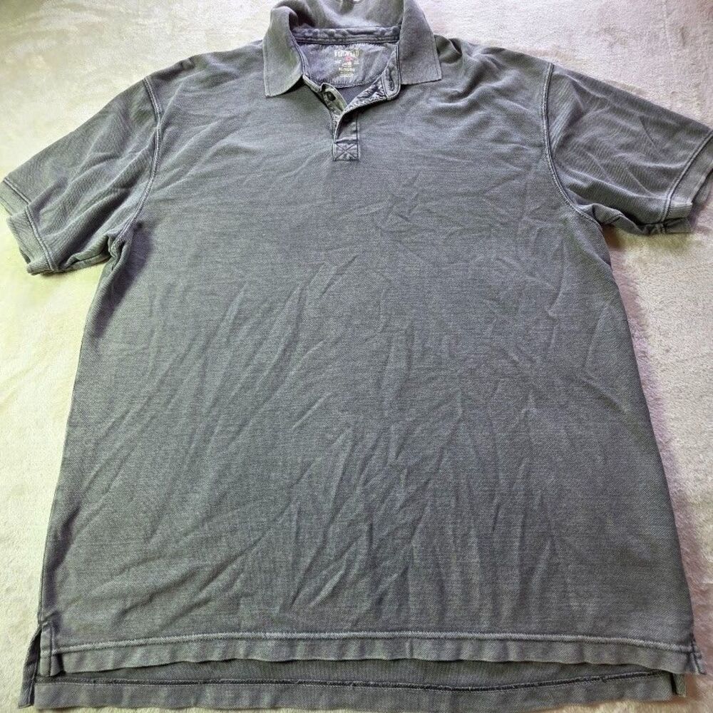 Red Head Polo Shirt XL Gray Charcoal Wash 100% Cotton Casual Hunting 602RHS14168